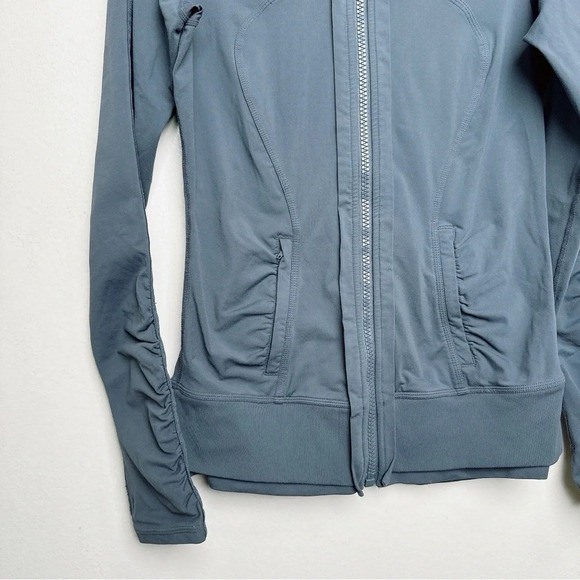 Lululemon Womens Size 6 Luxtreme Ruffle Pocket Scrunch Sleeve Jacket - Picture 9 of 15